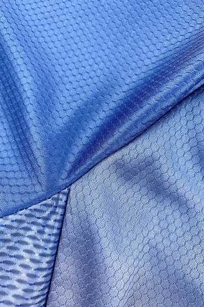 Bulk custom short-sleeved gradient blue cycling shirts Personally designed mountain biking moisture-wicking cycling shirts cycling shirts garment factory SKCSCP015 detail view-1